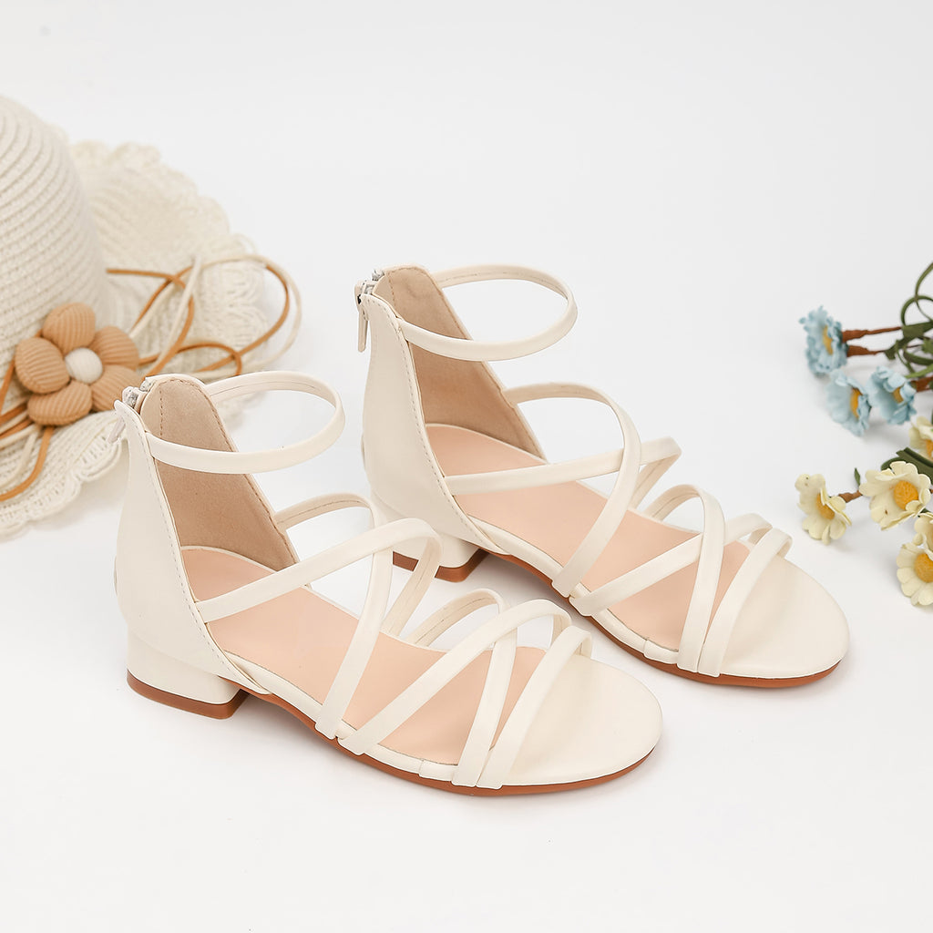 Princess Kids High Heels Shoes Kids Dress Party Leather Shoes Baby Girls Children's Shoes Enfants Wedding for Girl Gift