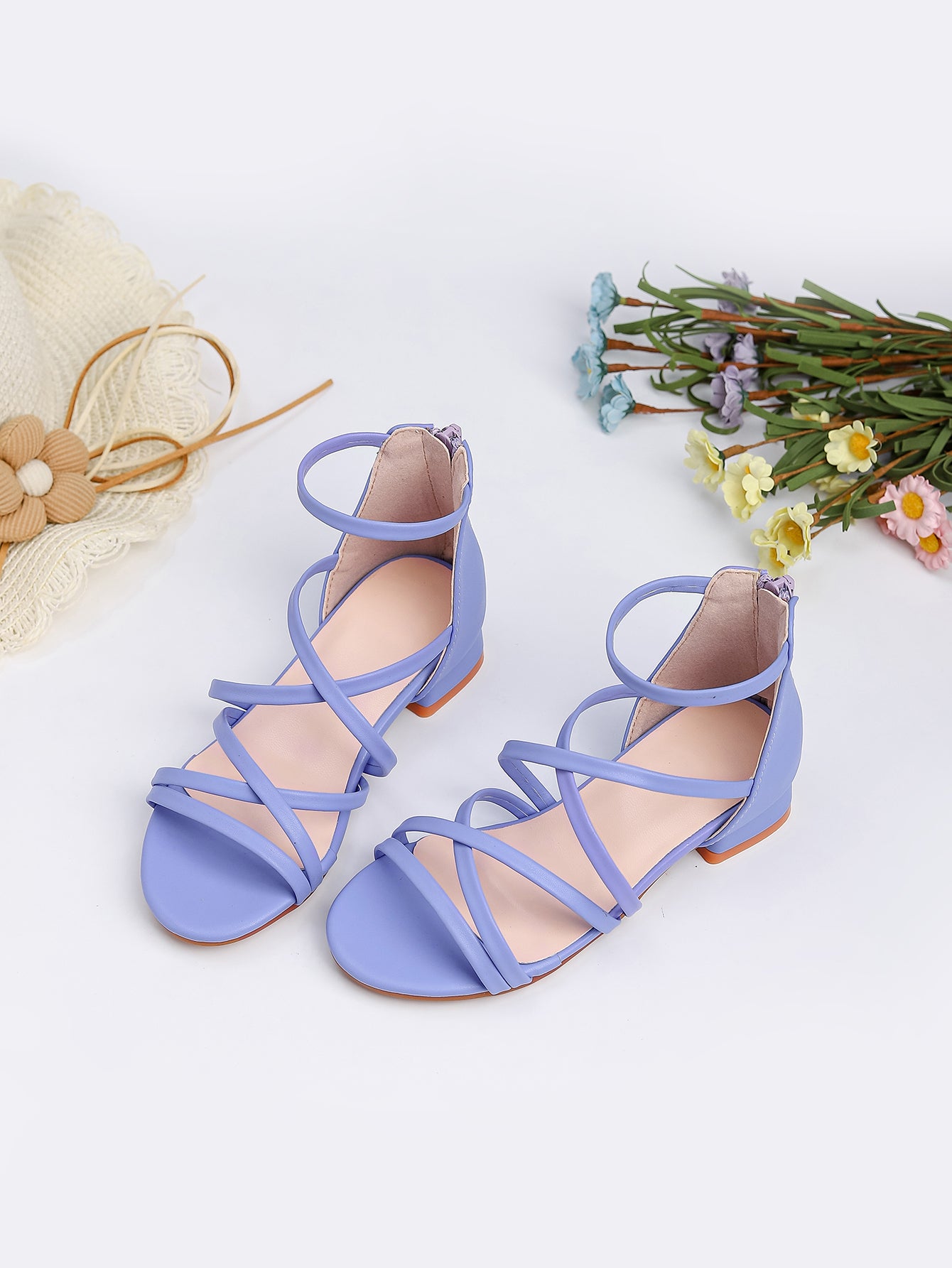 Princess Kids High Heels Shoes Kids Dress Party Leather Shoes Baby Girls Children's Shoes Enfants Wedding for Girl Gift