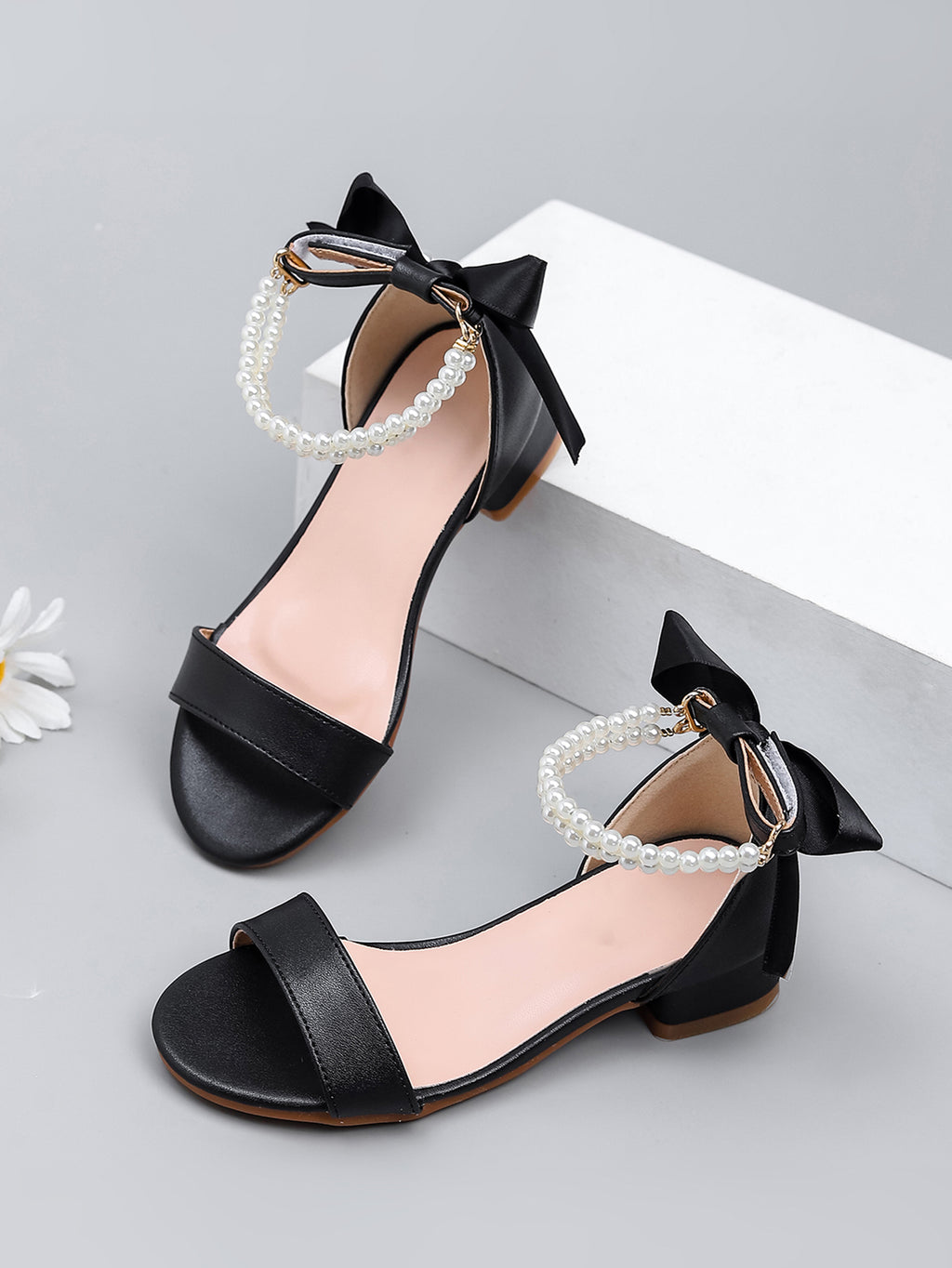Princess Kids High Heels Shoes Kids Dress Party Leather Shoes Baby Girls Children's Shoes Enfants Wedding for Girl Gift