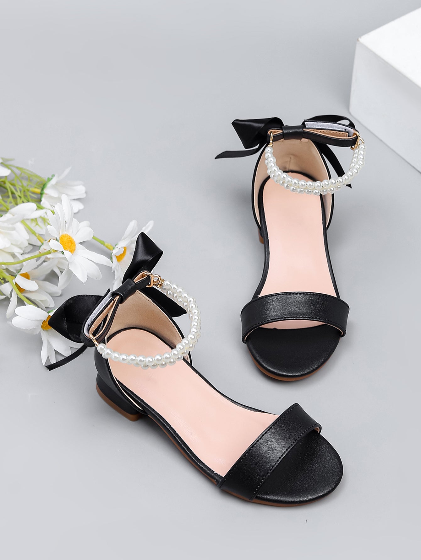 Princess Kids High Heels Shoes Kids Dress Party Leather Shoes Baby Girls Children's Shoes Enfants Wedding for Girl Gift